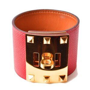 Hermes Bangle Bracelet Extreme Vaux Epson Rouge